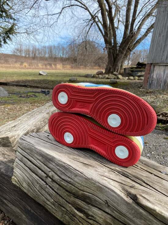 Nike Air Force 1 Premium '07 'Glacier Blue' Womens size NO shoe box - Picture 4 of 6